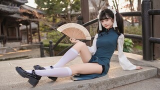 Sườn xám thuốc ngón tay chị ~ nhiều tóc, thích xem!