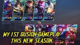 MY 1ST GUSION GAMEPLAY  THIS NEW SEASON | KENSHIN PLAYS | MOBILE LEGENDS