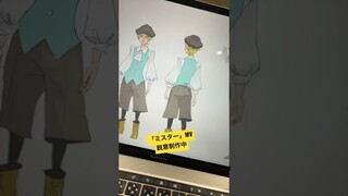 ミスターMV制作中 - キャラデザ #shorts