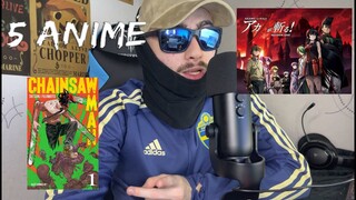 ASMR - 5 Animé pas connu a regardé !! ( Viens te relaxé )