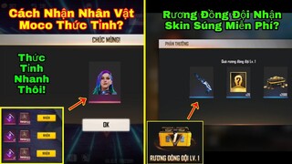 [Garena Free Fire]/Cách Làm Nhiệm Vụ Thức Tỉnh Nhân Vật Moco,Khám Phá Rương Đồng Đội Trong Ob30?