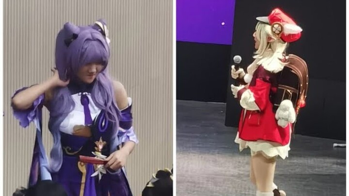 Genshin Impact Cosplay Dance Keqing Qiqi Club Activity from sexycoser.com