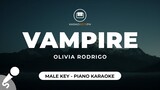 vampire - Olivia Rodrigo (Male Key - Piano Karaoke)