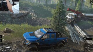 SnowRunner #9 - Ford F150 Raptor Cùng Thử Thách Đi Offroad _ Thrustmaster T300RS