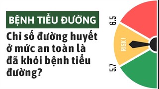 Bệnh tiểu đường: Chỉ số đường huyết ở mức an toàn có phải đã khỏi bệnh tiểu đường?