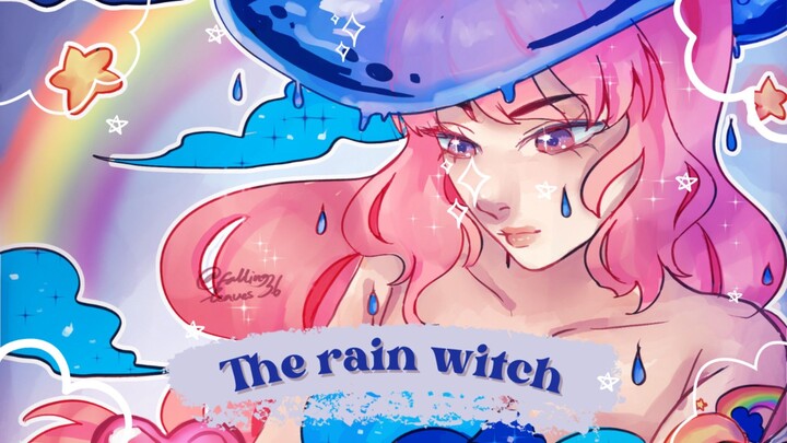 [CSP]speed painting - the rain witch 🌧️☔