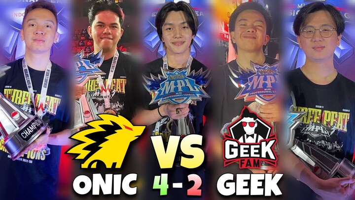 How ONIC ESPORTS Beat GEEK FAM in MPL ID Season 12 Finals… 🤯