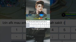 Prank nana afk 😎 #mlbb #nanatiktok