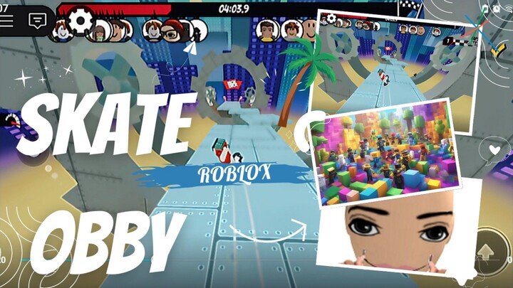 ROBLOX VLOG [map: skate obby] inii asik bgttt ga bkin bosenn