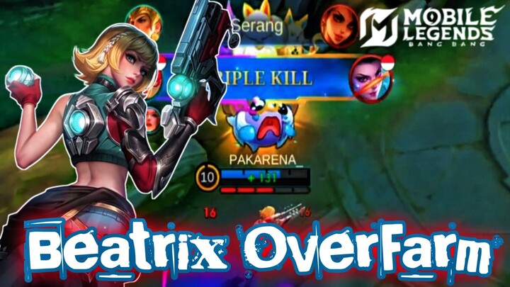 GAMEPLAY 🎮 BEATRIX OVERFARM🔥🔥 Marksman Sultan Telah Kembali❗❗