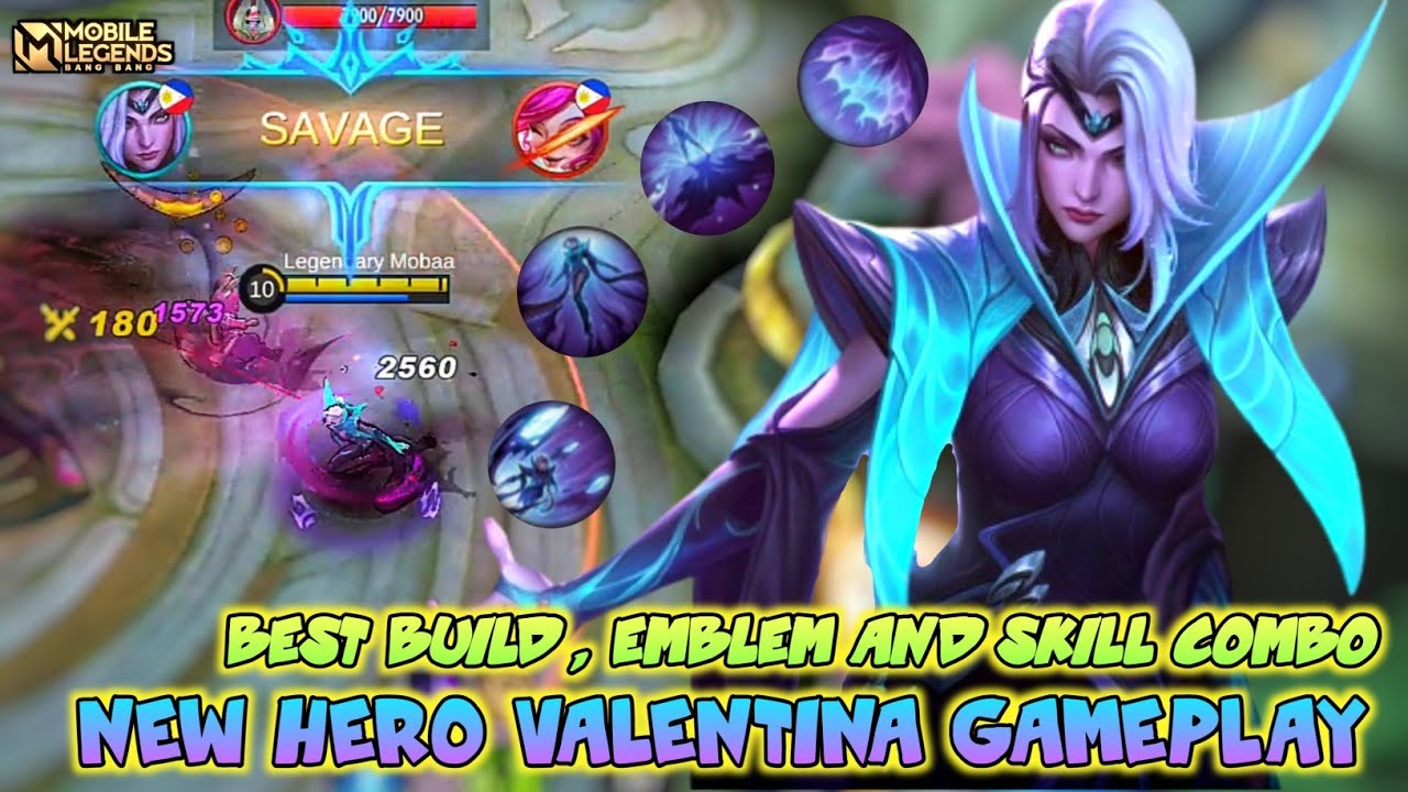 Valentina Mobile Legends , Valentina Gameplay Best Build And Skill Combo -  BiliBili