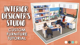 Base game Custom Office | SIMS 4 TUTORIAL using T.O.O.L. | NO CC