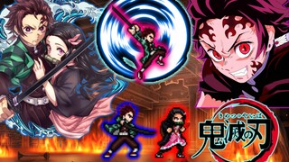 【MUGEN】Full version of Tanjiro’s animation with all skills (with character download included)