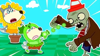 Wolf Family⭐️ Wolfoo Gets Lost in Plants vs Zombies Game World