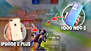 iPhone 8 Plus Against IQOO NEO 6  90FPS  ⚡🔥