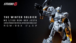 CUSTOM MG JESTA | THE WINTER SOLDIER | DIORAMA | 4K