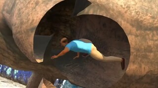 男子卡在恐龙里窒息而亡