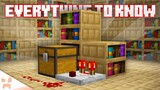CHISELED BOOKSHELF: Everything To Know - Redstone, Doors, Secrets, & More!