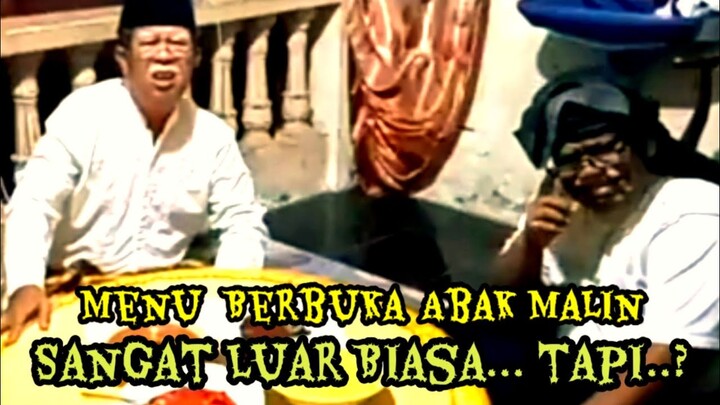 Menu Berbuka puasa ABAK MALIN sangat luar biasa... tapi..... ? #ngakak habis #lawakminang #Langkat