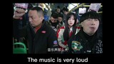 the music is very loud🔊