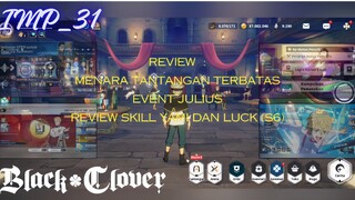 Review Event Black clover lengkap (Maret)