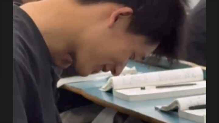 He’s really happy in this moment.