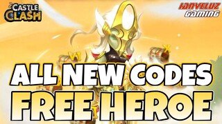 ALL NEW SECRET CODES + FREE EPIC HEROE! | Castle Clash Codes 2021