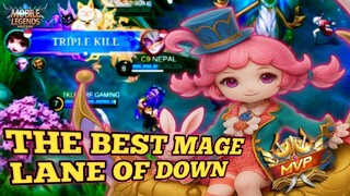 THEBEST MAGE🔥LANE OF DOWN BIKIN LAWAN KEOK❗