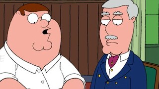 Ghostbusters Family Guy, Pete ditakuti oleh hantu wanita hingga rambutnya memutih, dan Brian menghaj