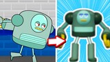 Could THIS Be Robo Friend That We FOUND In ROBLOX RAINBOW FRIENDS RP?