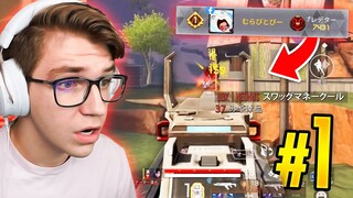 THE #1 BEST JAPANESE PLAYER in Apex Legends Mobile! (INSANE)