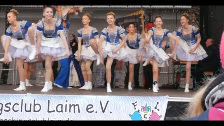 German University Girls: German University Women’s Dance – “German Girl Dance” in Munich/Carnival | 