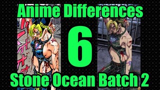 JoJo Anime & Manga Differences Part 6 - Stone Ocean (13-24)