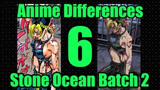 JoJo Anime & Manga Differences Part 6 - Stone Ocean (13-24)