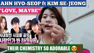 KANG TAEMO nd SHIN HARI PROMISE ❗| VOCAL COACH REACT| AHN HYO-SEOP ft KIM SE-JEONG - LOVE, MAYBE