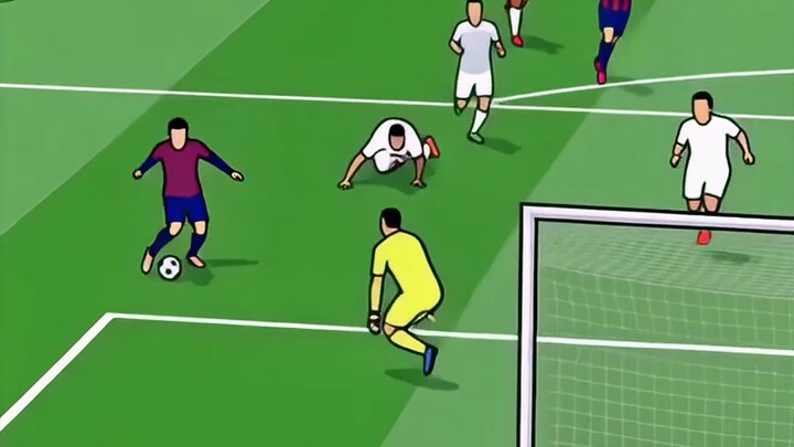 Who scored this solo goal?