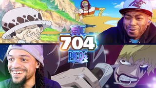 No Sound! Rosinante Puts In Work! - One Piece Episode 704 Reaction