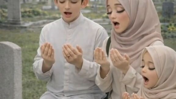 ana jiarah ke makam nenek