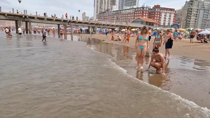 Mar Del Plata Beach A Magnificent Day Argentina