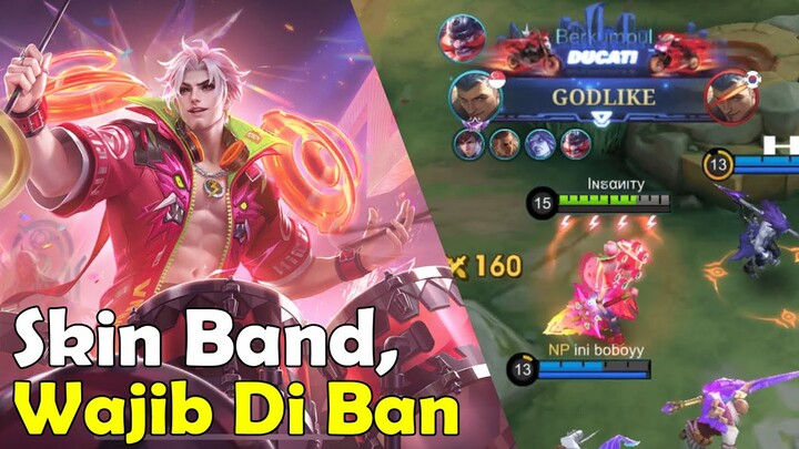 Skin Band, Wajib Di Ban || Review Skin Fredrinn All Star mobile legends