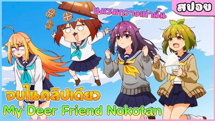 (สปอยอนิเมะใหม่) My Deer Friend Nokotan เมื่อสาวอดีตแยงกี้ต้องมาเจอกับสาวเขากวาง | จบในคลิปเดียว