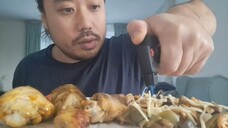 ASMR EATING SOUNDS - BAKED CHICKEN & PASTA🍗🍗🍝