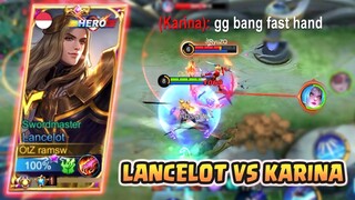 AGGRESSIVE LANCELOT VS KARINA - LANCELOT FASTHAND GAMEPLAY #420