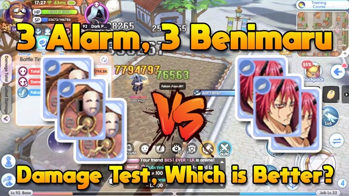 3 Benimaru Card Vs 3 Alarm Card (Who's Winning?) [ROX]