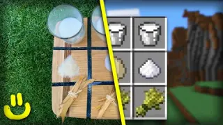 Minecraft Crafting Recipes in Real Life