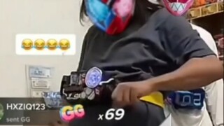 正在直播卖货变身的假面骑士创骑和假面骑士利维斯（当代直播现状）