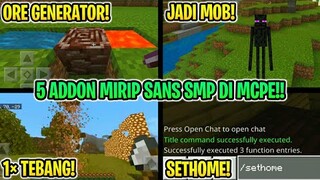 5 ADDON MIRIP SANS SMP DI MCPE!! | SANS SMP S1 - S3 | ADDON MCPE 1.14 - 1.16