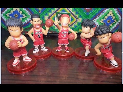 SLAM DUNK ANIME COLLECTIBLLES - CHIBI FIGURES - JerCast Vlog #12