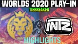 MAD vs ITZ (Tirebreaker) Highlight Chung Kết Thế Giới 2020 Vòng Khởi Động | Mad Lions vs INTZ