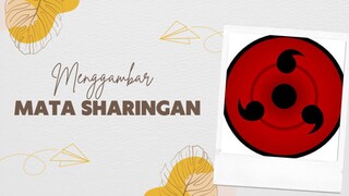 Tutorial Menggambar Mata Sharingan Menggunakan Aplikasi Medibang